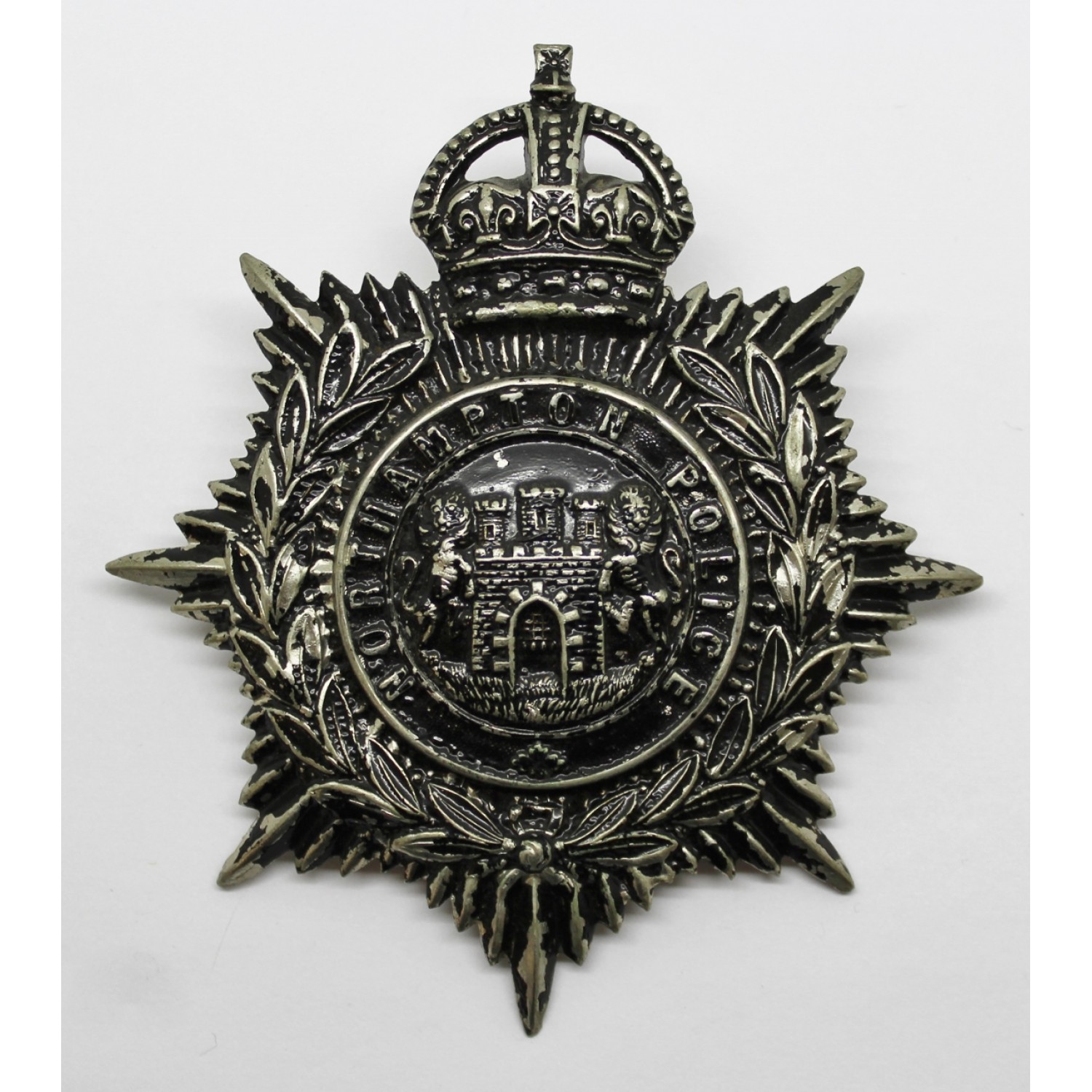 Northampton Borough Police Helmet Plate King S Crown